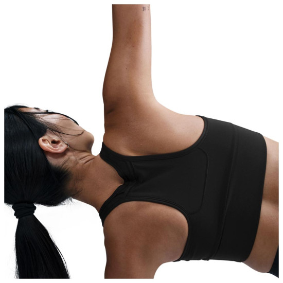 Nike Γυναικείο μπουστάκι Swoosh Pocket Longline Sports Bra